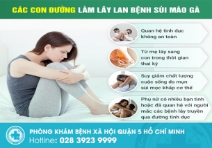 Bệnh sùi mào gà lây qua đường nào? Ai cũng cần biết để phòng tránh
