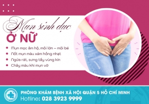 Mụn sinh dục ở nữ – Tín hiệu bất thường không nên phớt lờ