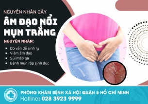 Âm đạo nổi mụn trắng – Triệu chứng ít ai để ý nhưng tiềm ẩn nguy cơ