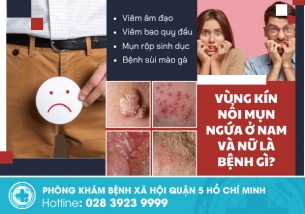 Giải mã hiện tượng vùng kín nổi mụn ngứa ở nam và nữ