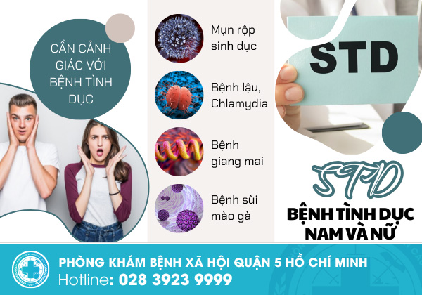 Nhận biết bệnh tình dục ở nam và nữ qua các dấu hiệu ban đầu